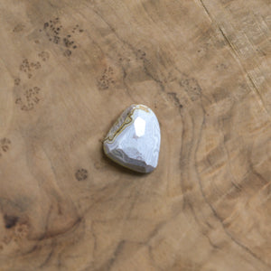 Laguna Lace Agate Pendant - 925 Sterling Silver - Rose Cut Agate Necklace