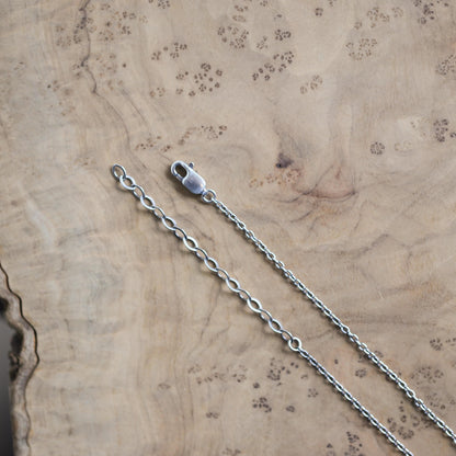 Mother of Pearl Compass Pendant – Sterling Silver Silversmith Necklace
