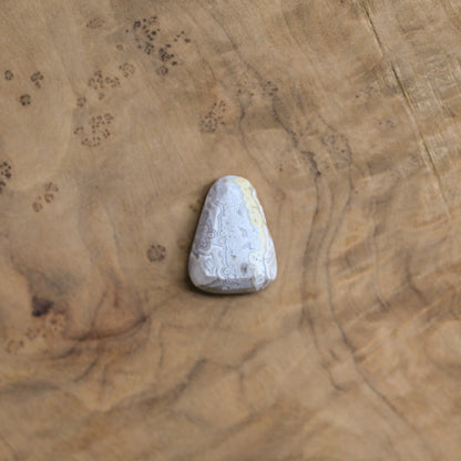 Laguna Lace Agate Chunky Boho Ring | Sterling Silver