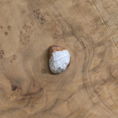 Laguna Lace Agate Chunky Boho Ring | Sterling Silver