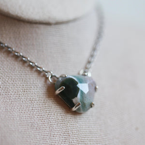 Ocean Jasper Necklace - Sterling Silver - One of a Kind