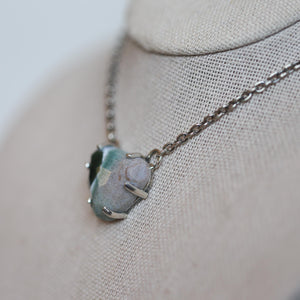 Ocean Jasper Necklace - Sterling Silver - One of a Kind