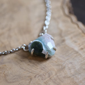 Ocean Jasper Necklace - .925 Silversmith - OOAK