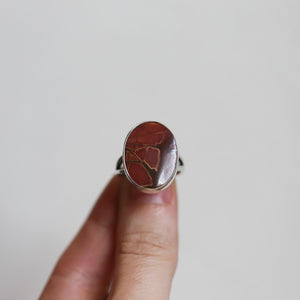 Red Creek Jasper Ring - .925 Sterling Silver Ring - Choose Your Stone - OOAK