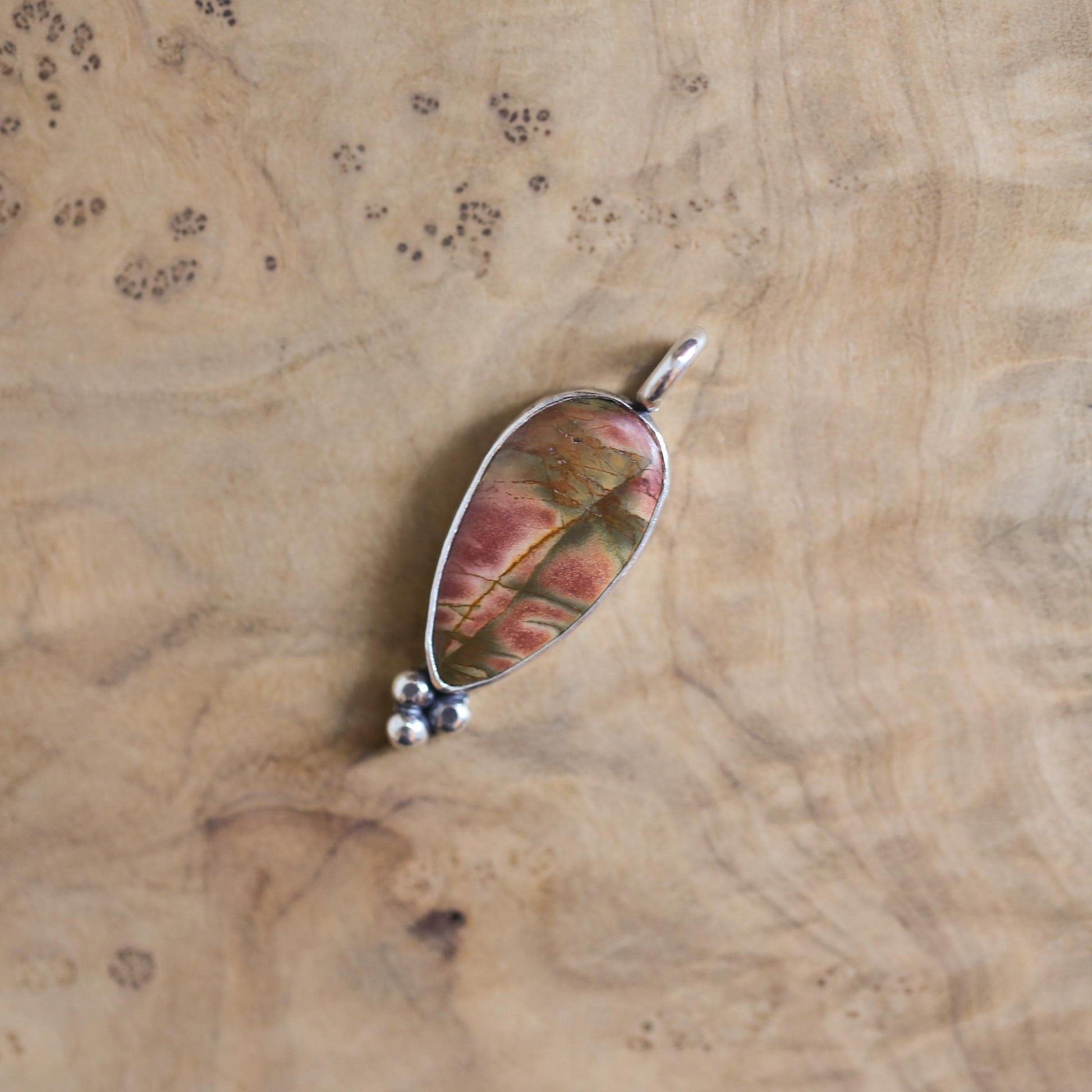 Red Creek Jasper Pendant | Sterling Silver