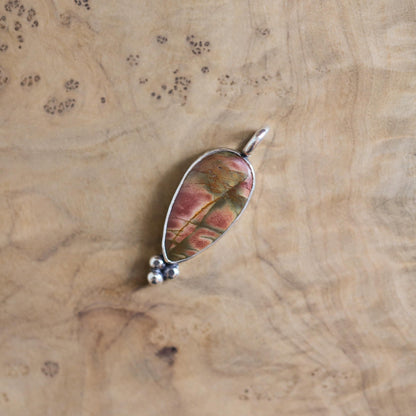 Red Creek Jasper Pendant | Sterling Silver