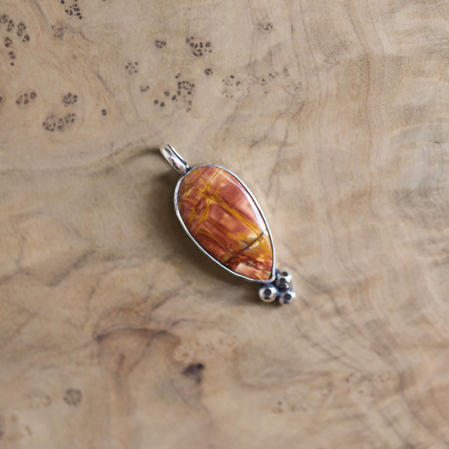 Red Creek Jasper Pendant | Sterling Silver