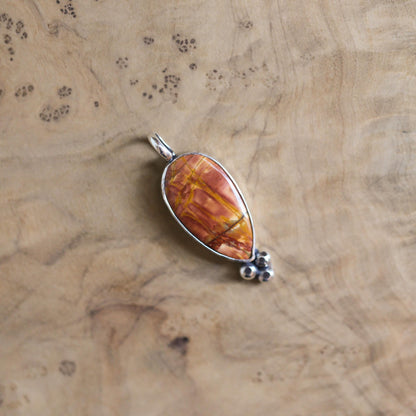 Red Creek Jasper Pendant | Sterling Silver
