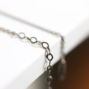 Sterling Silver Cable Chain - 16-18'' Silver Chain - Chain with Large Clasp - .925 Sterling Silver - Silversmith