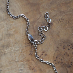 Sterling Silver Cable Chain - 16-18'' Silver Chain - Chain with Large Clasp - .925 Sterling Silver - Silversmith