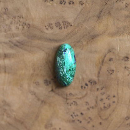 Azurite Malachite Ring - Boho .925 Sterling Silver Statement Ring