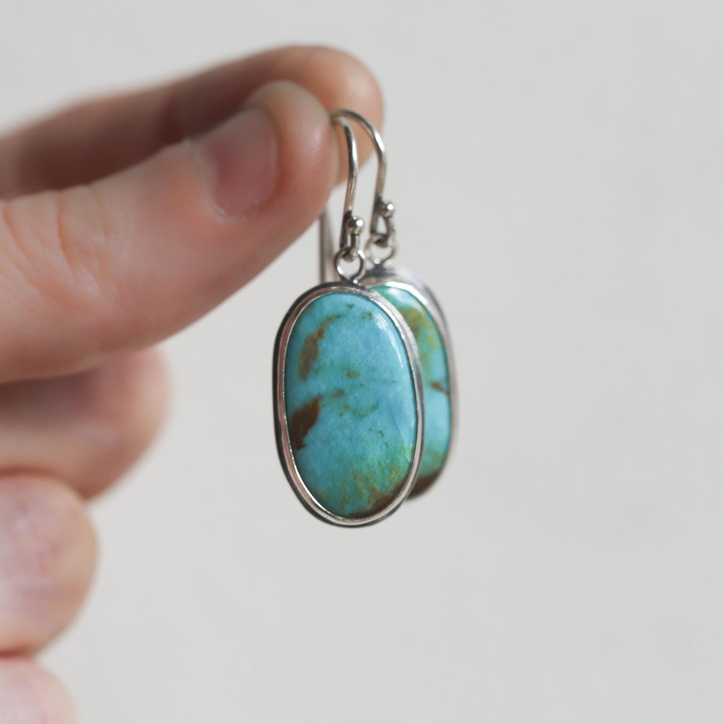 Royston Turquoise Earrings - Choose Your Earrings - .925 Sterling Silver - OOAK
