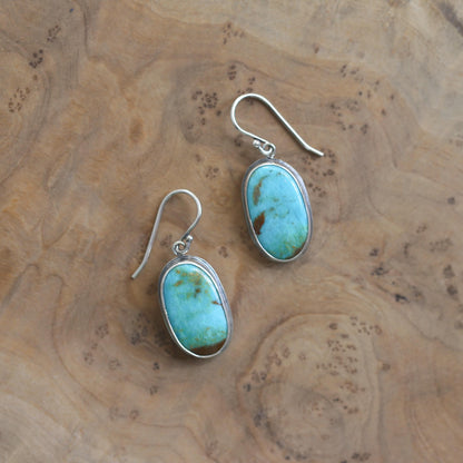 Royston Turquoise Earrings - Choose Your Earrings - .925 Sterling Silver - OOAK