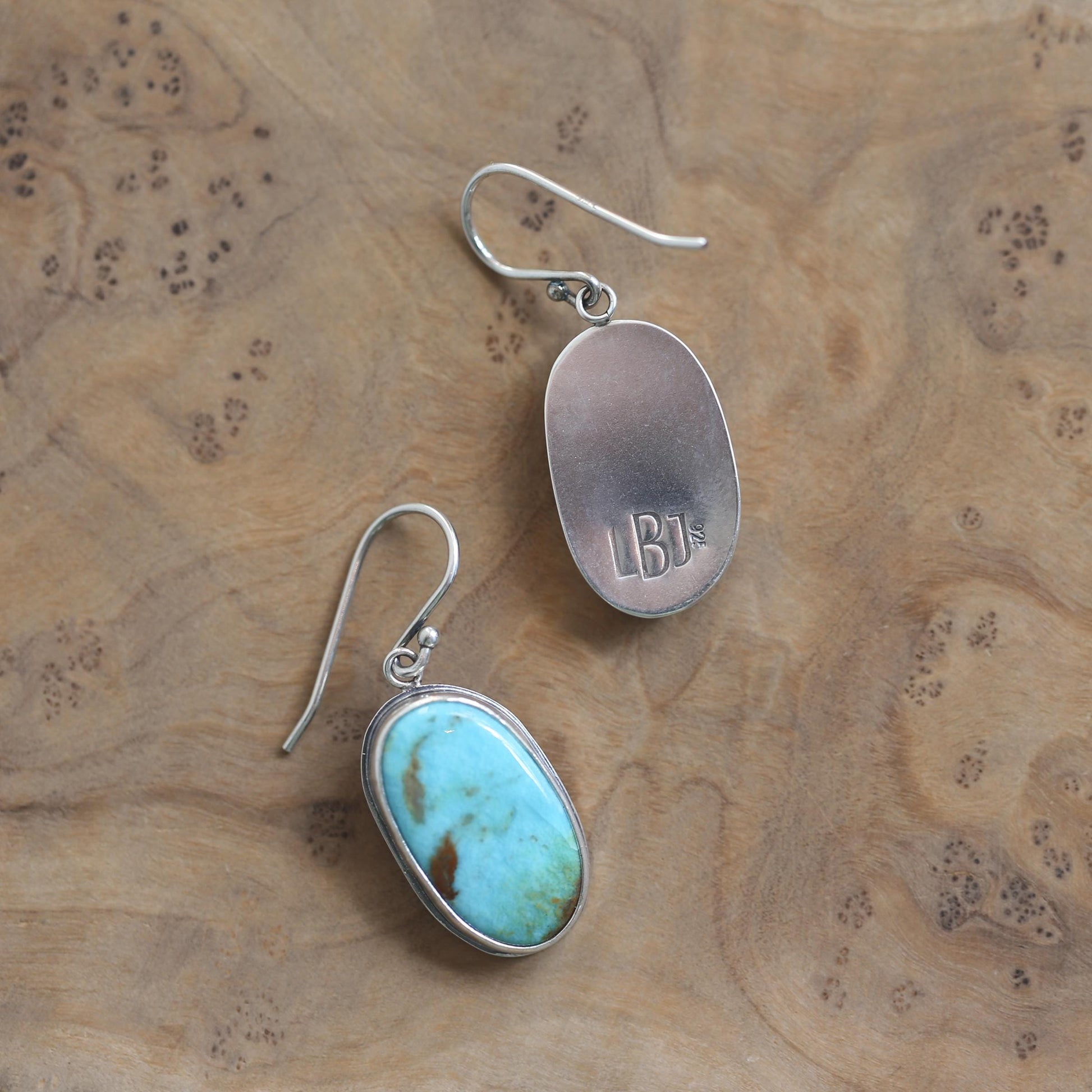 Royston Turquoise Earrings - Choose Your Earrings - .925 Sterling Silver - OOAK
