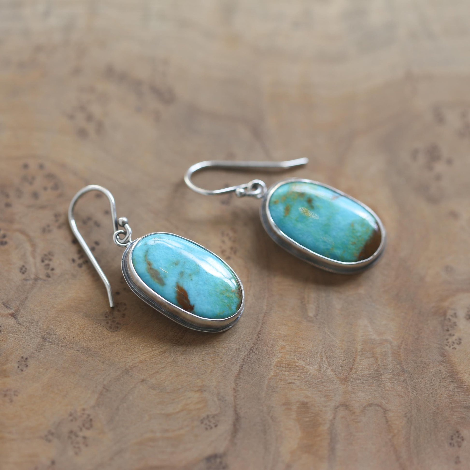 Royston Turquoise Earrings - Choose Your Earrings - .925 Sterling Silver - OOAK