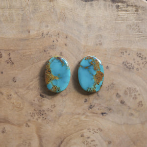 Royston Turquoise Earrings - Choose Earrings - .925 Sterling Silver - OOAK