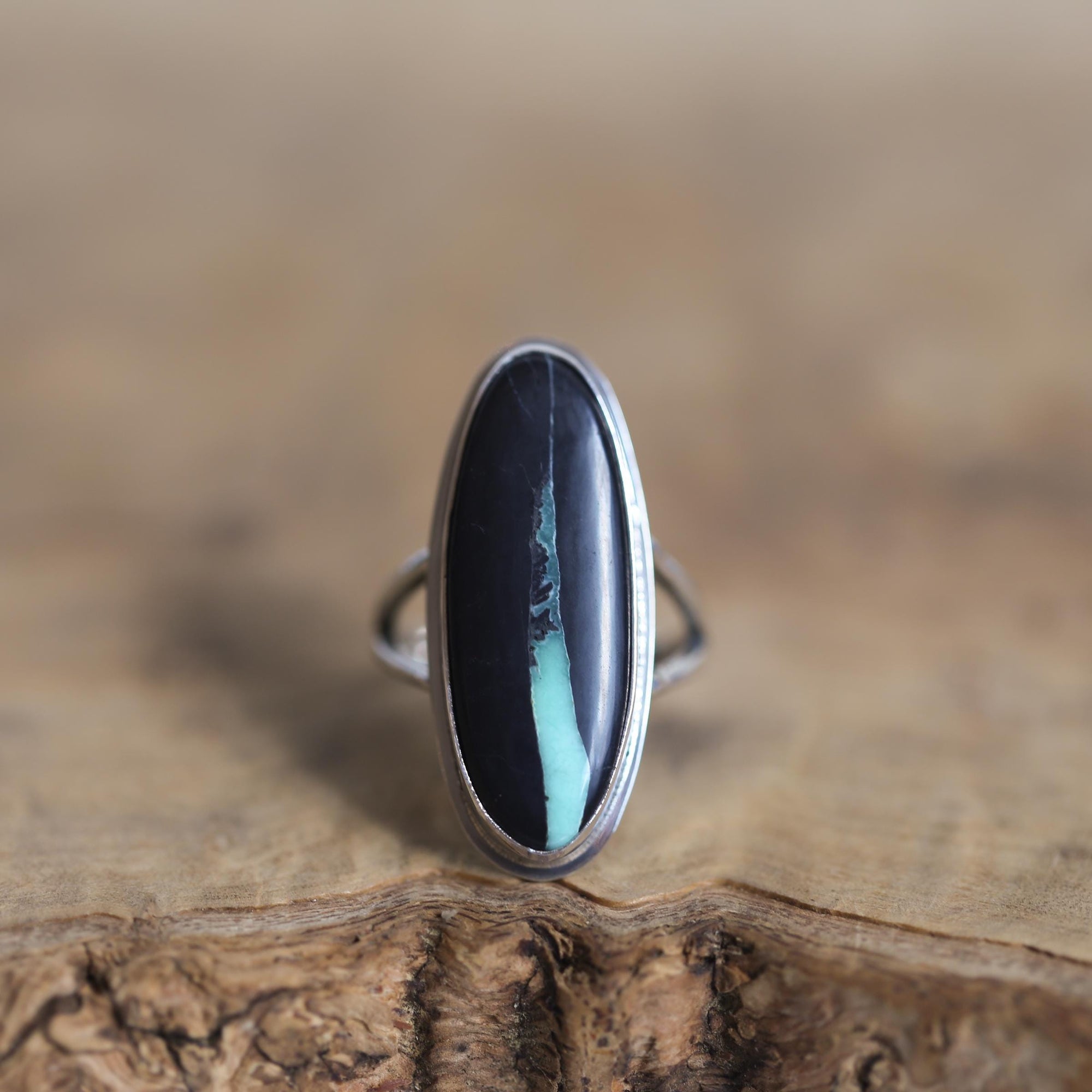 Black Buffalo Ring - Black Buffalo Turquoise - Choose Your Stone - Silversmith Ring - OOAK