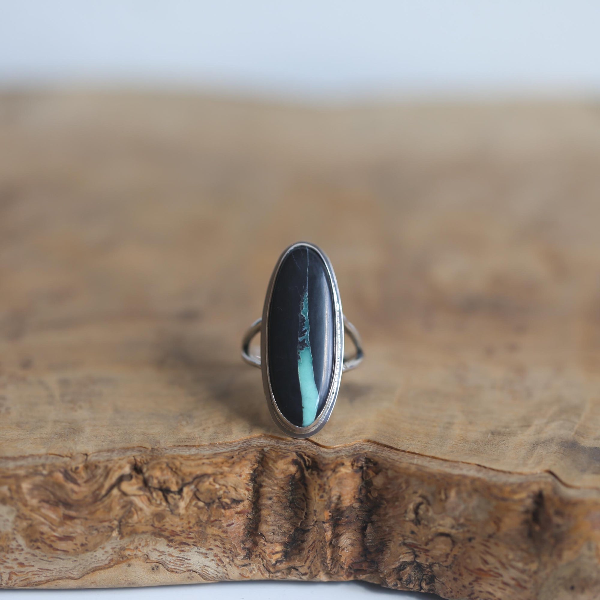 Black Buffalo Ring - Black Buffalo Turquoise - Choose Your Stone - Silversmith Ring - OOAK