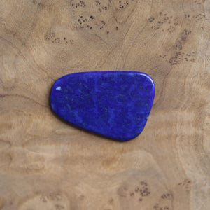 Lapis Lazuli Hanging Rock Pendant - Lapis Lazuli Necklace - Silversmith Pendant