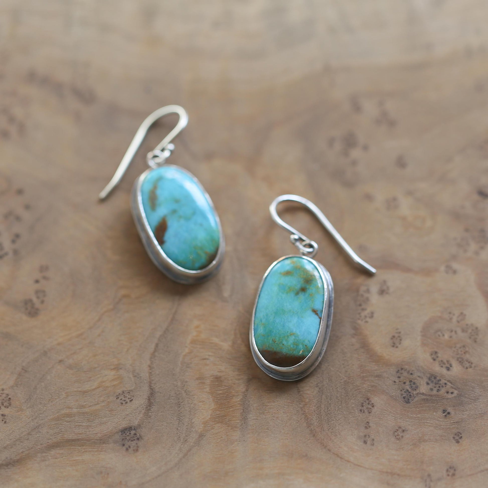 Royston Turquoise Earrings - Choose Your Earrings - .925 Sterling Silver - OOAK