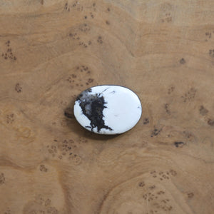 White Buffalo East West Ring - 18K White Buffalo Ring - Silversmith Ring - OOAK
