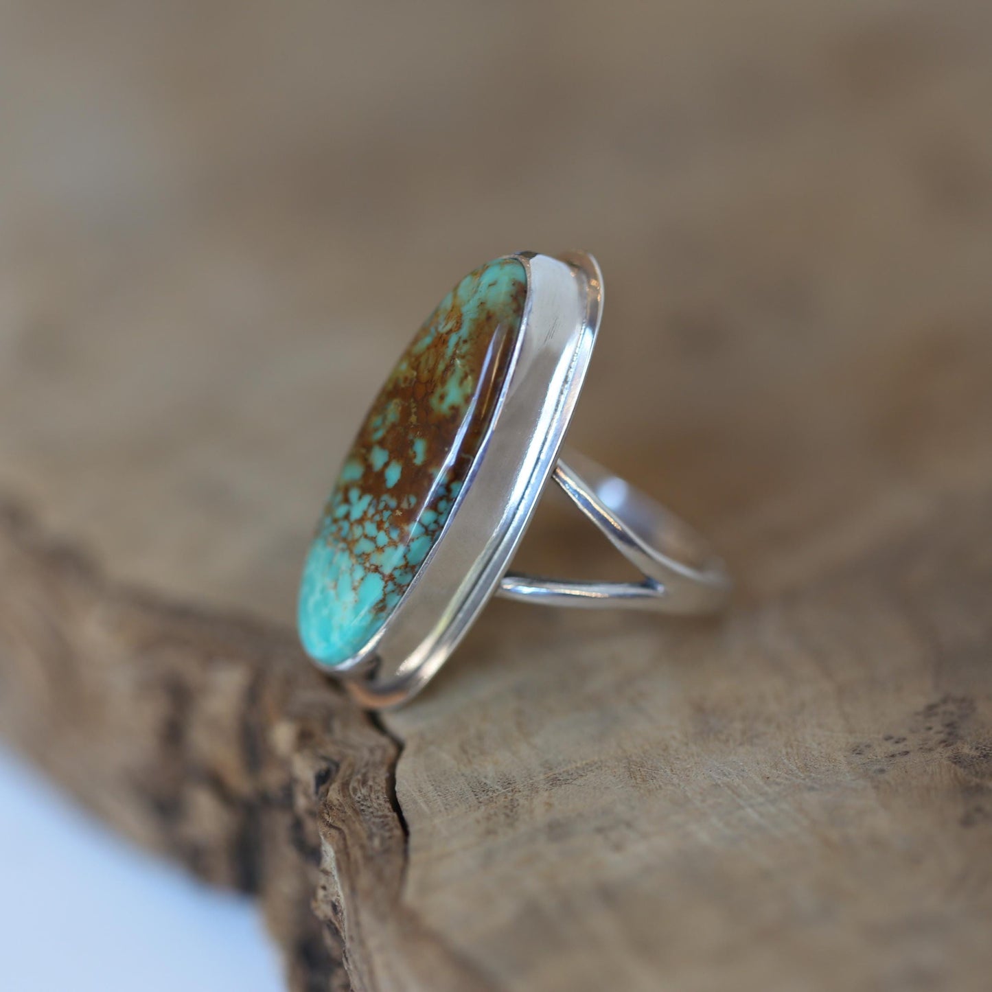 Sterling Silver Royston Turquoise Ring - Nevada USA