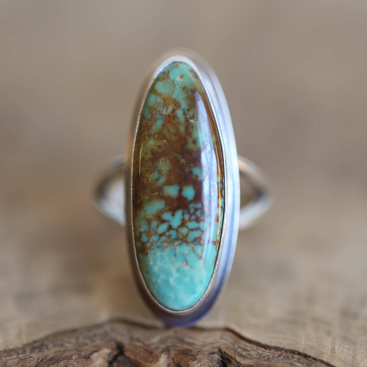 Sterling Silver Royston Turquoise Ring - Nevada USA