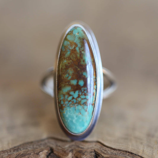Sterling Silver Royston Turquoise Ring - Nevada USA