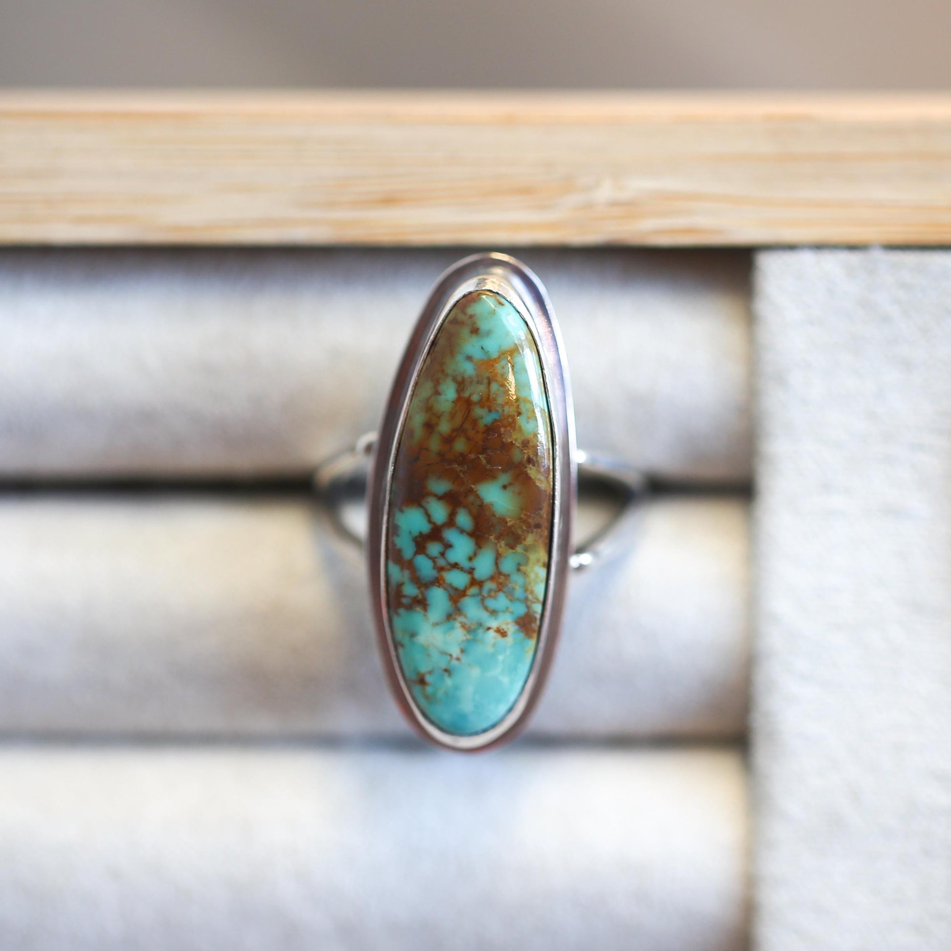 Sterling Silver Royston Turquoise Ring - Nevada USA