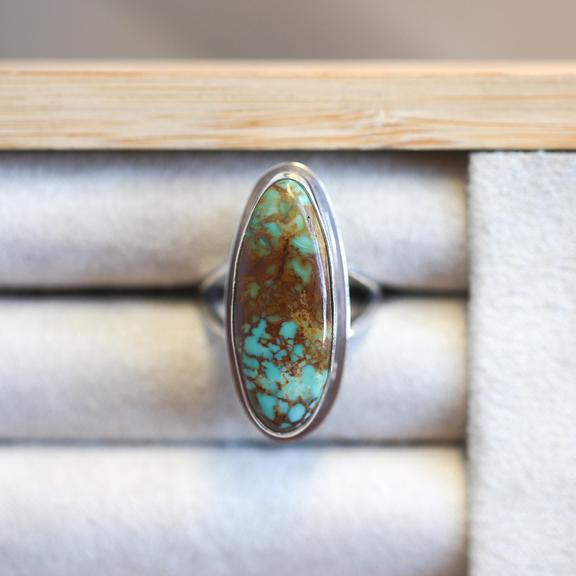 Royston Turquoise Ring - OOAK Royston Ring - Ready to Ship - Nevada Turquoise