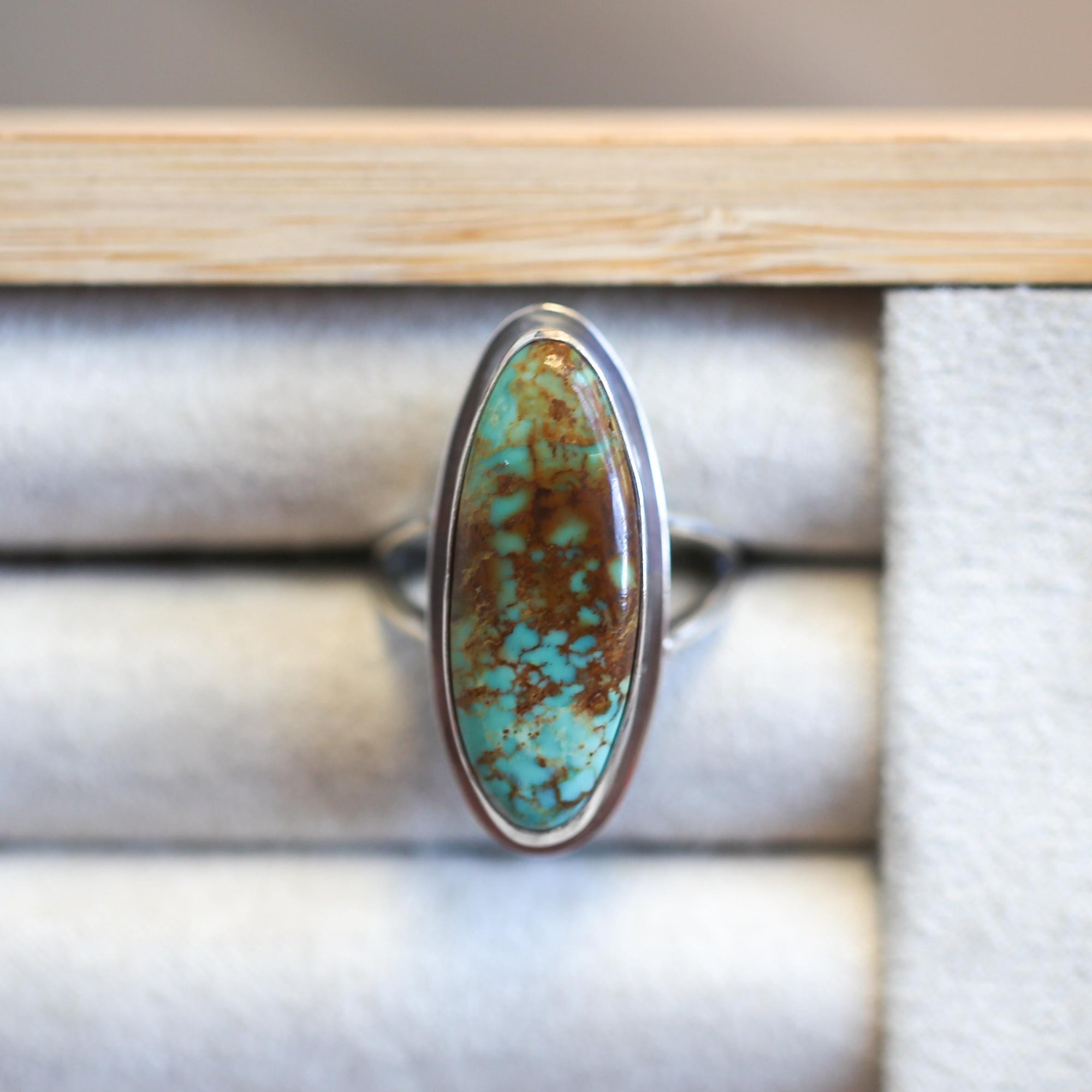 Royston Turquoise Ring - OOAK Royston Ring - Ready to Ship - Nevada Turquoise