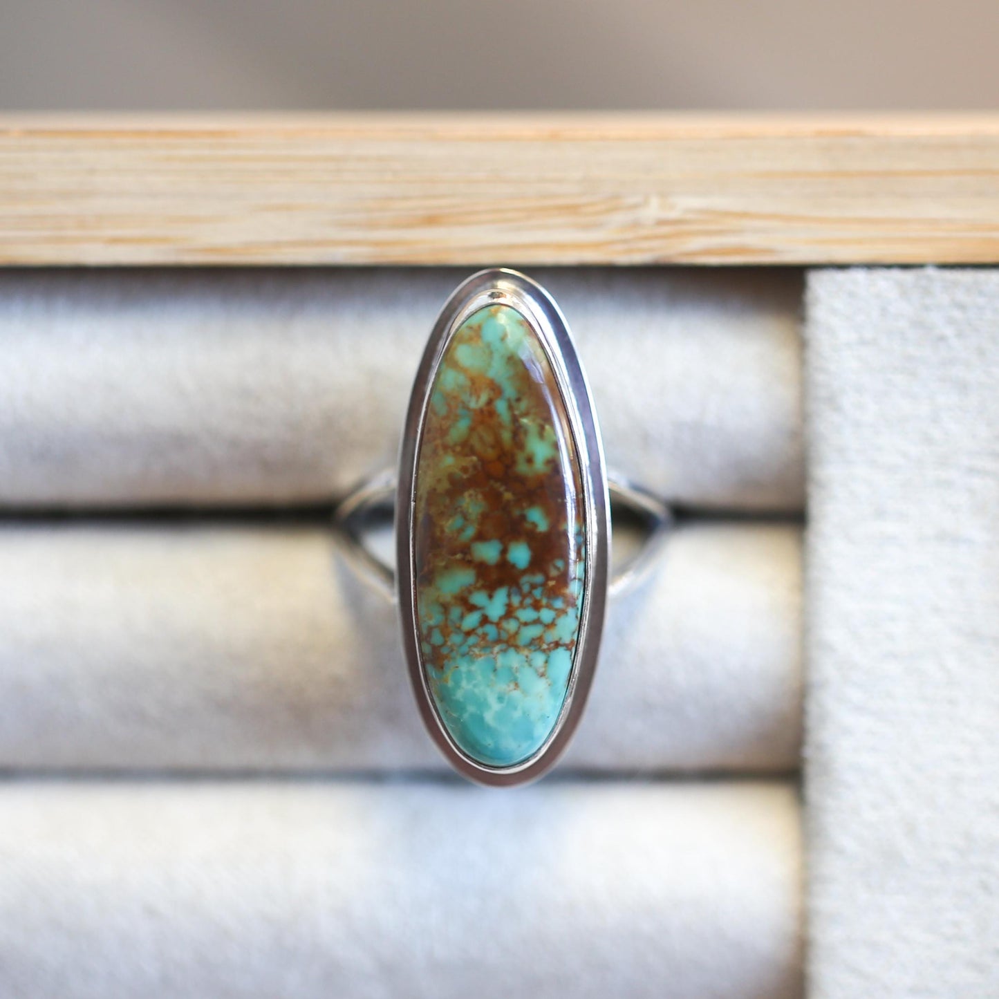 Sterling Silver Royston Turquoise Ring - Nevada USA