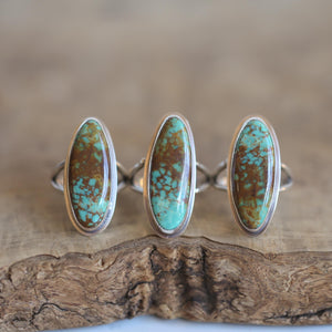Royston Turquoise Ring - OOAK Royston Ring - Ready to Ship - Nevada Turquoise