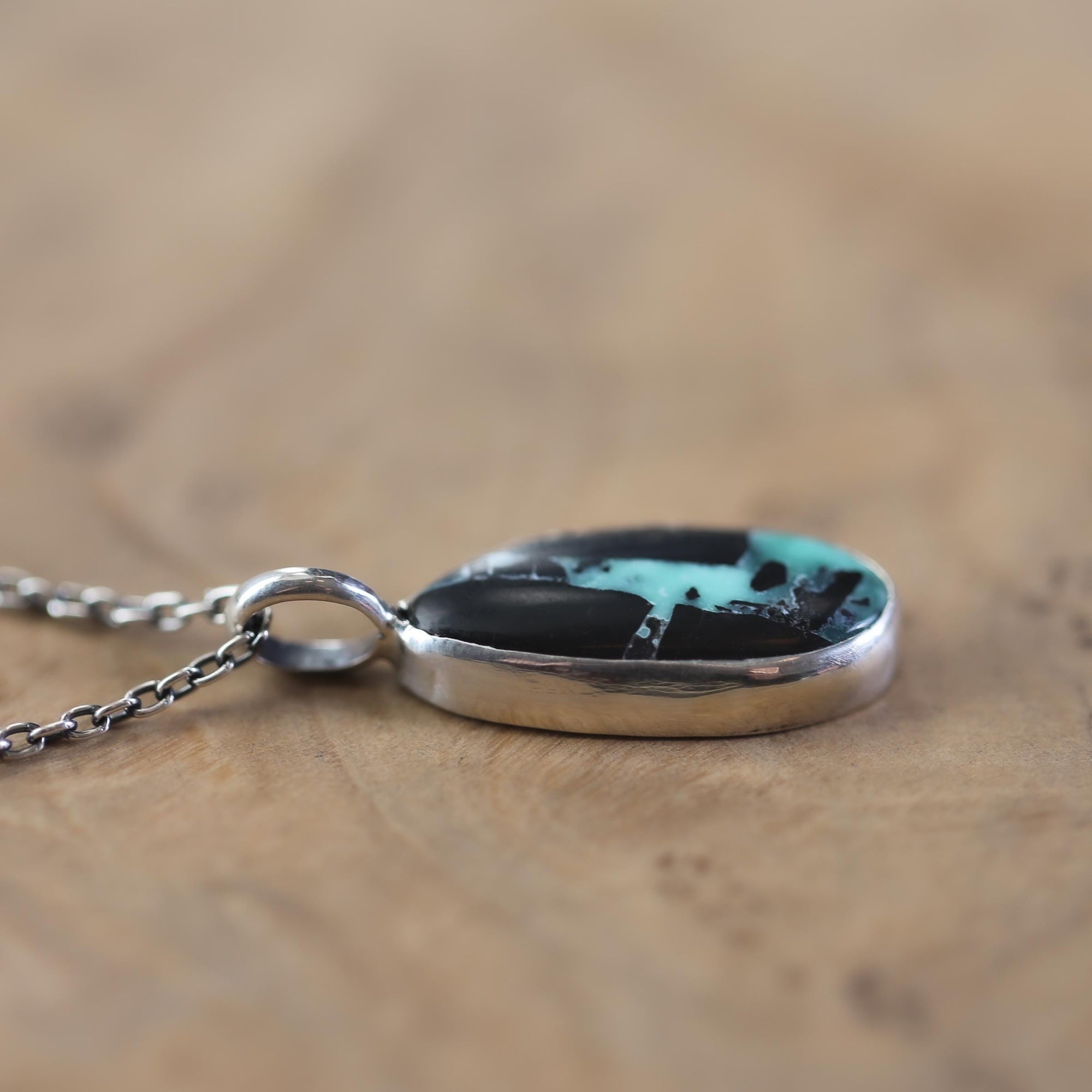 Black Buffalo Pendant - Black Buffalo Nevada - Silversmith - OOAK