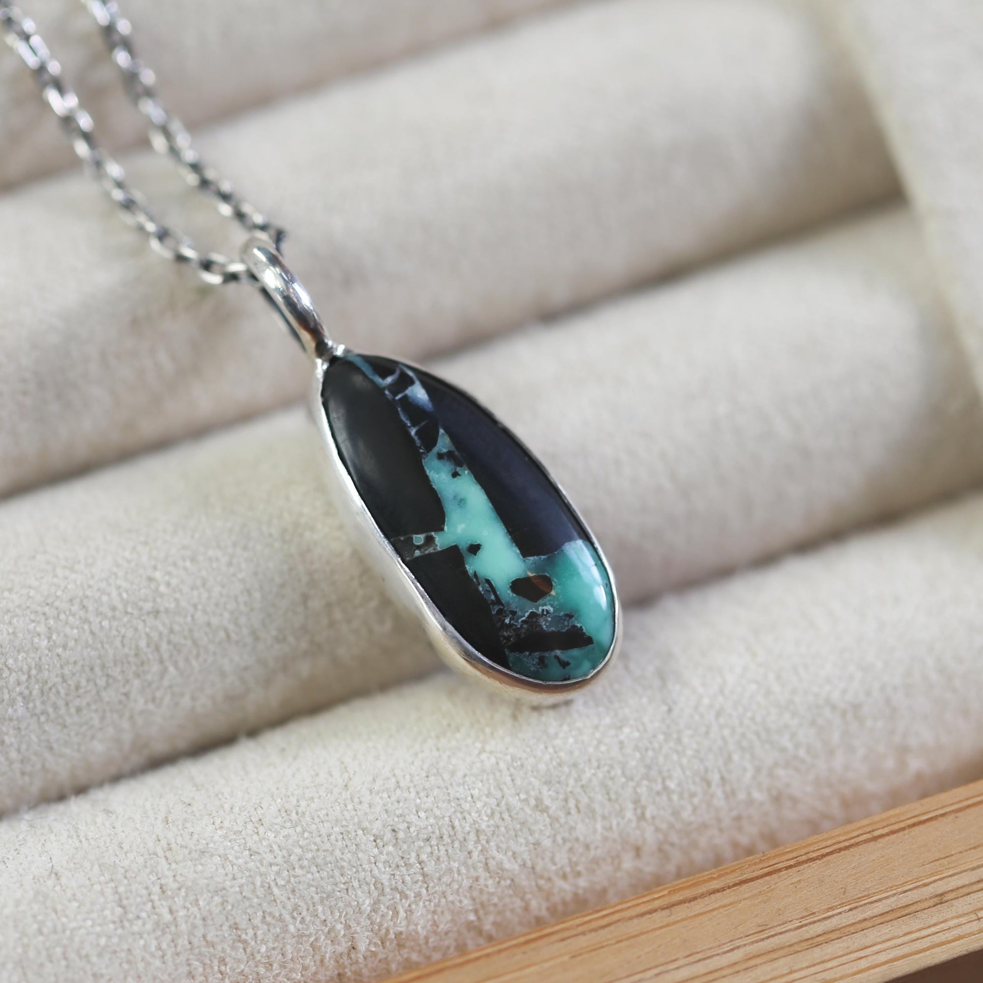 Black Buffalo Pendant - Black Buffalo Nevada - Silversmith - OOAK