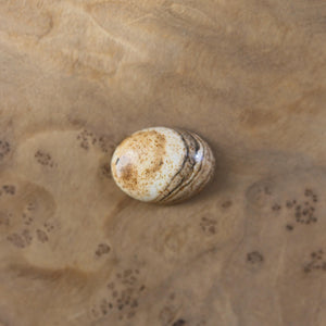 Custom Picture Jasper Ring East West Oval Ring - Sterling Silver - Choose Your Stone