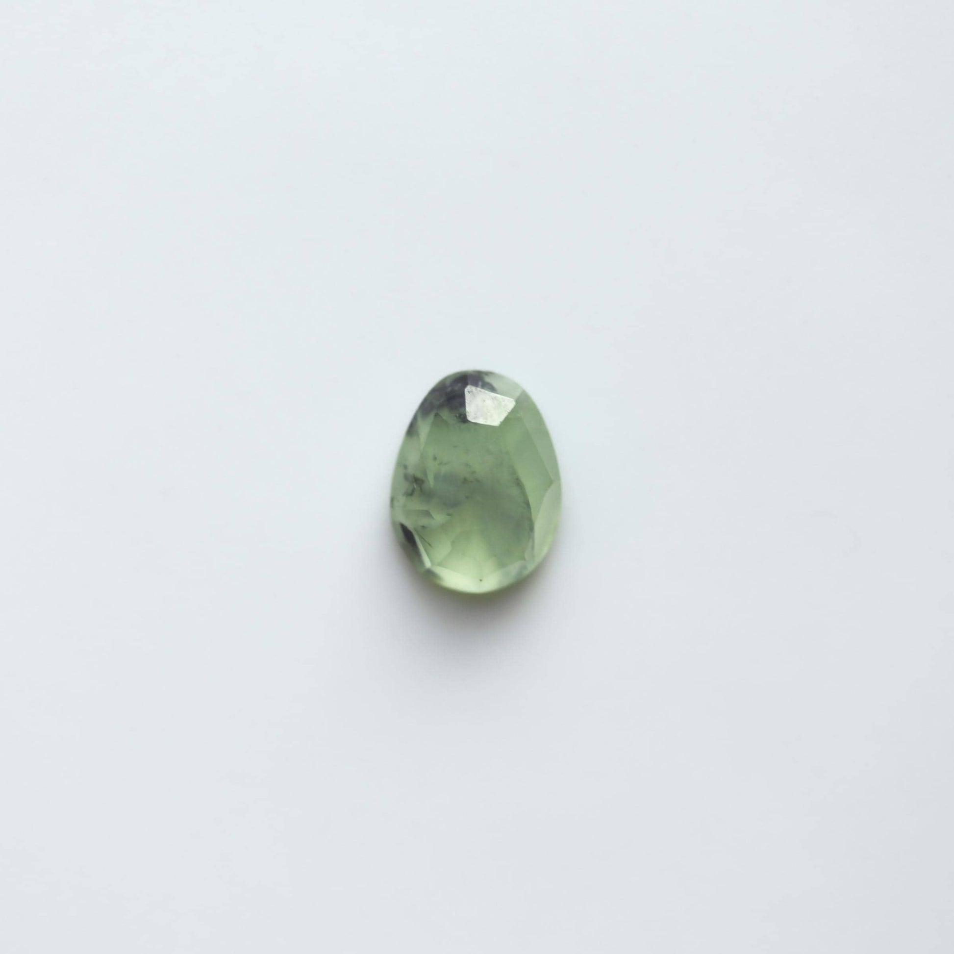 Prehnite Cuff Bracelet - .925 Sterling Silver - Silversmith - Open Bangle Bracelet