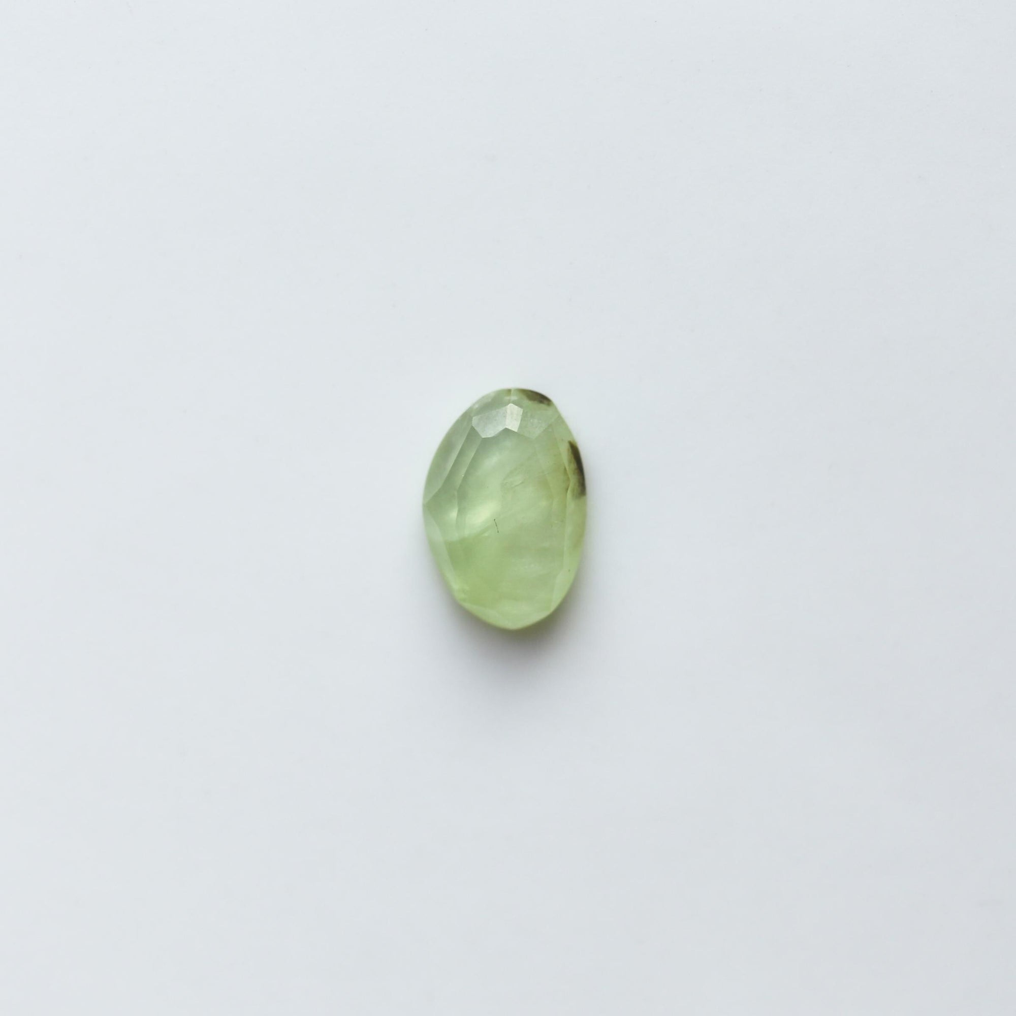 Prehnite Cuff Bracelet - .925 Sterling Silver - Silversmith - Open Bangle Bracelet