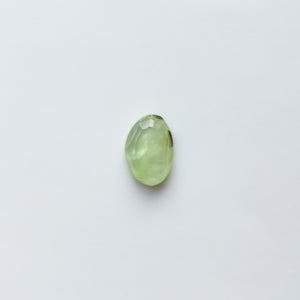 Prehnite Cuff Bracelet - .925 Sterling Silver - Silversmith - Open Bangle Bracelet