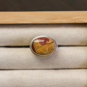 Custom Red Creek Jasper Ring - East-West Oval - Choose Your Stone