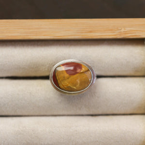Custom Red Creek Jasper Ring - East-West Oval - Choose Your Stone