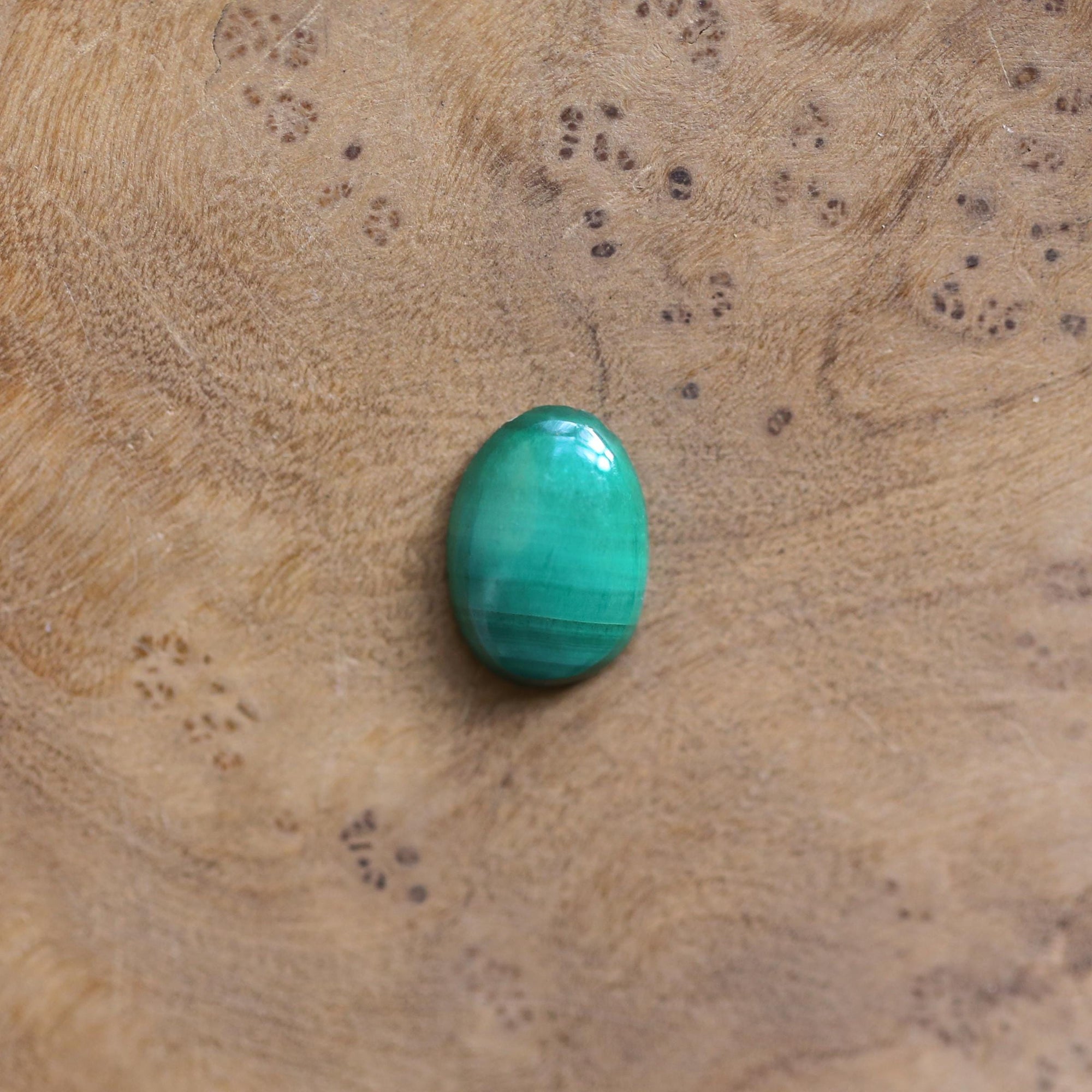 Custom Malachite Ring - Sterling Silver - Delica Ring