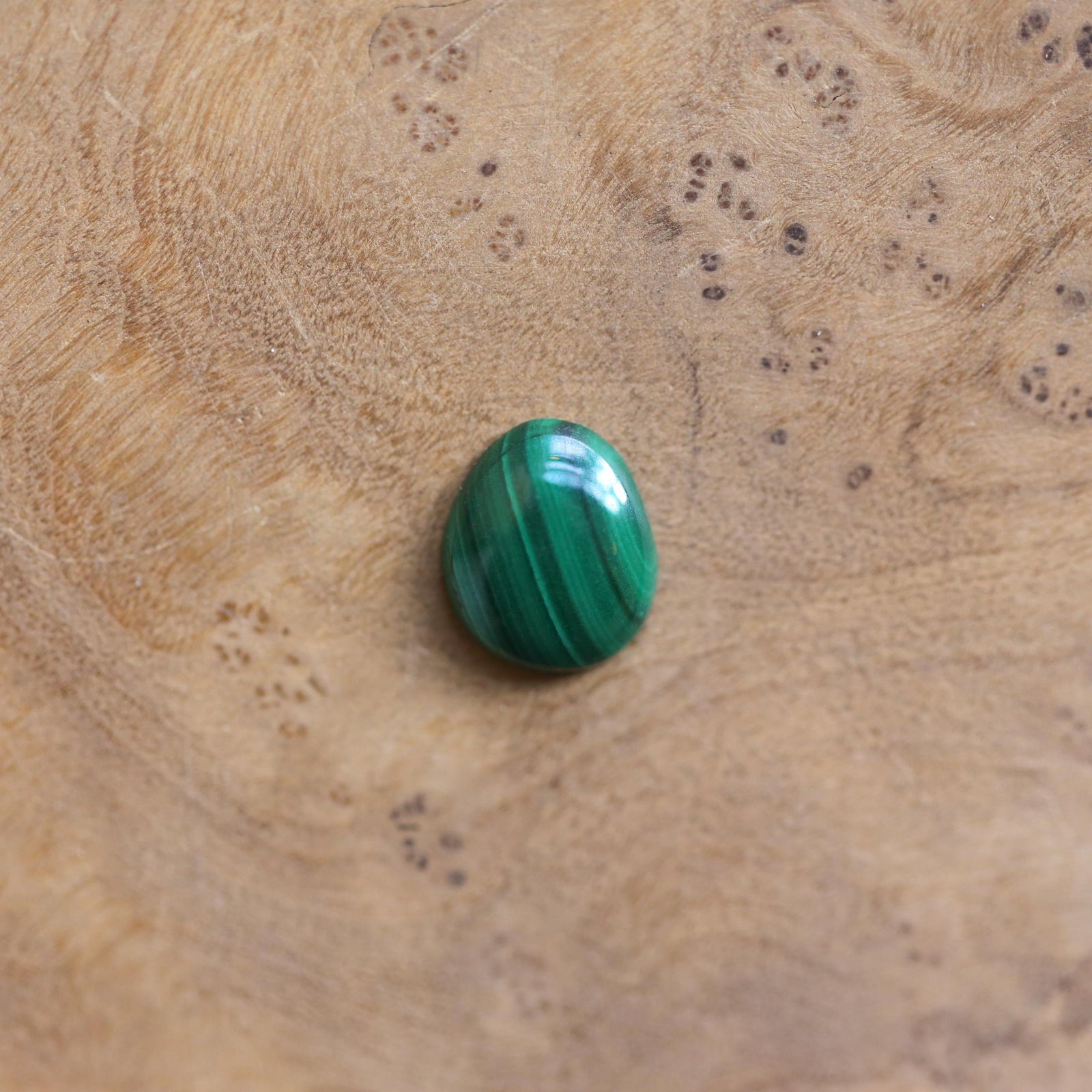 Custom Malachite Ring - Sterling Silver - Delica Ring