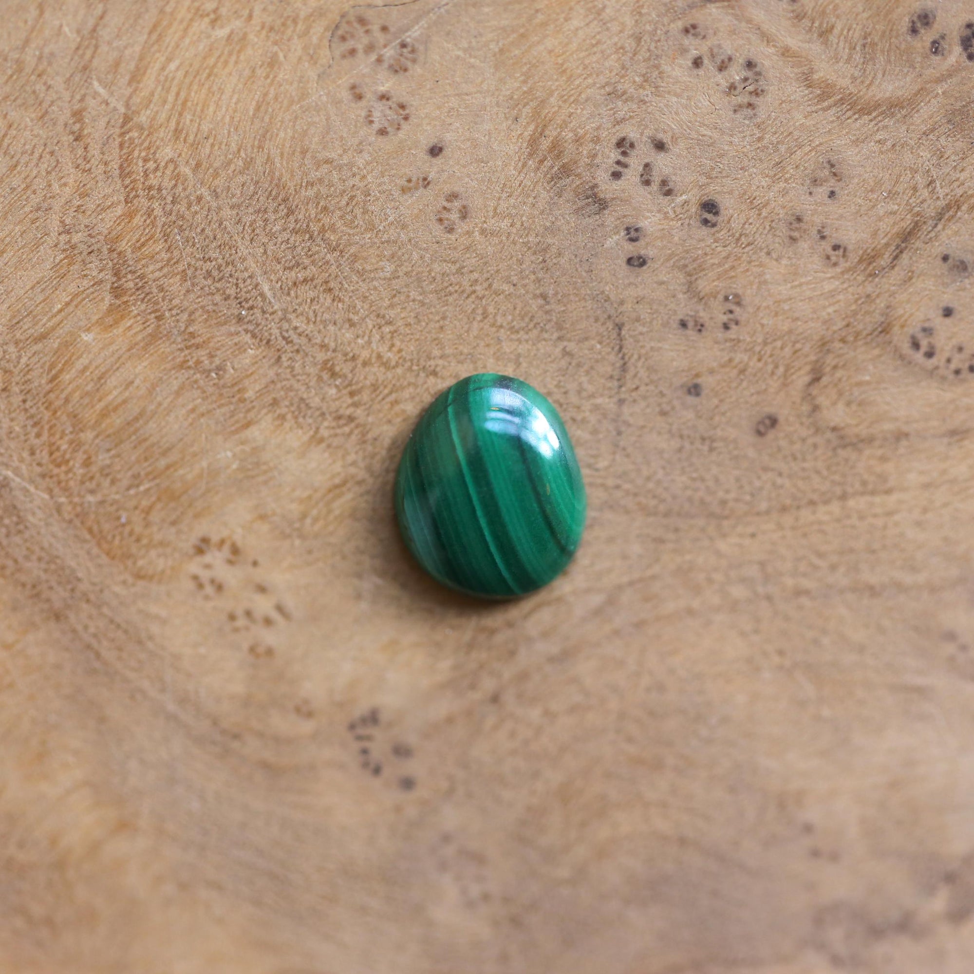 Custom Malachite Ring - Sterling Silver - Delica Ring