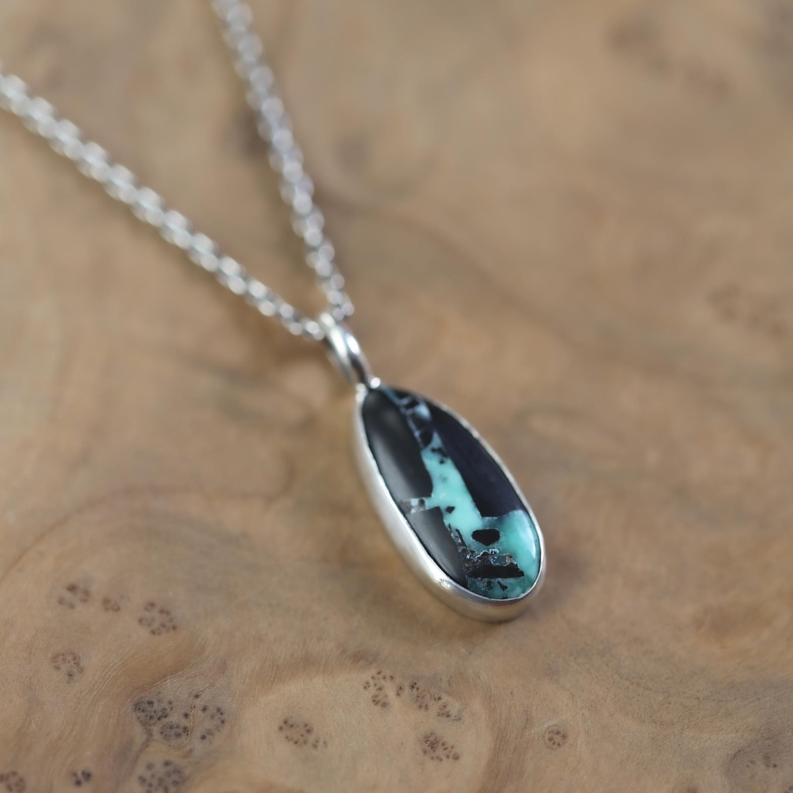 Black Buffalo Pendant - Black Buffalo Nevada - Silversmith - OOAK