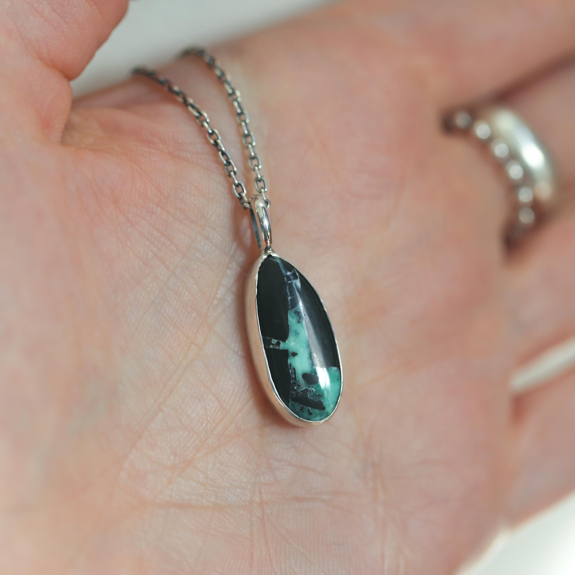 Black Buffalo Pendant - Black Buffalo Nevada - Silversmith - OOAK