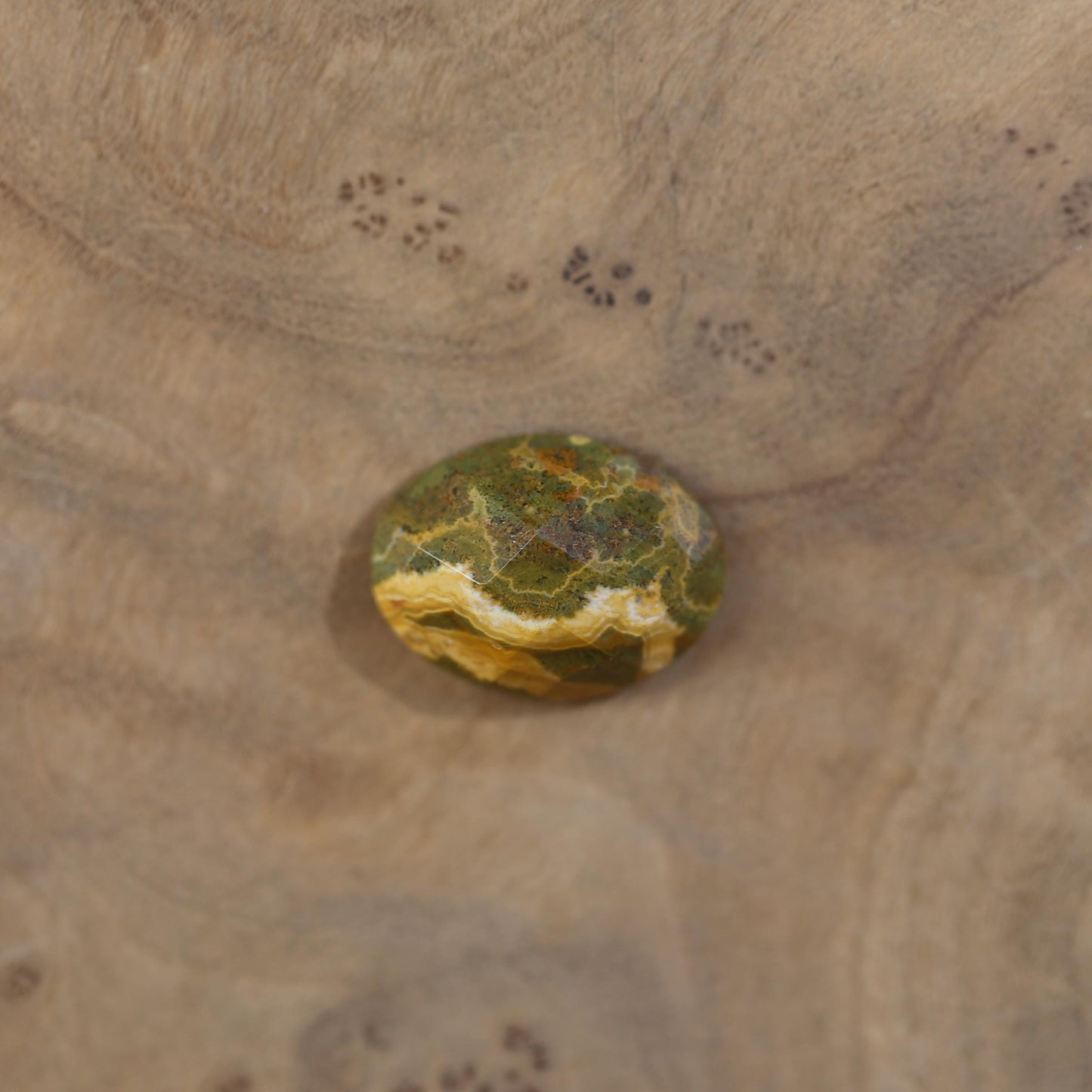 Custom Ocean Jasper East West Oval Ring - .925 Sterling Silver