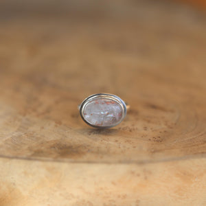 Sunstone East West Ring - .925 Sterling Silver - Silversmith Ring