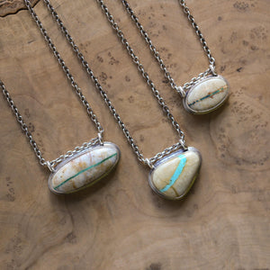Royston Ribbon Turquoise Necklace - Choose your Royston Ribbon Pendant - Ready to Ship