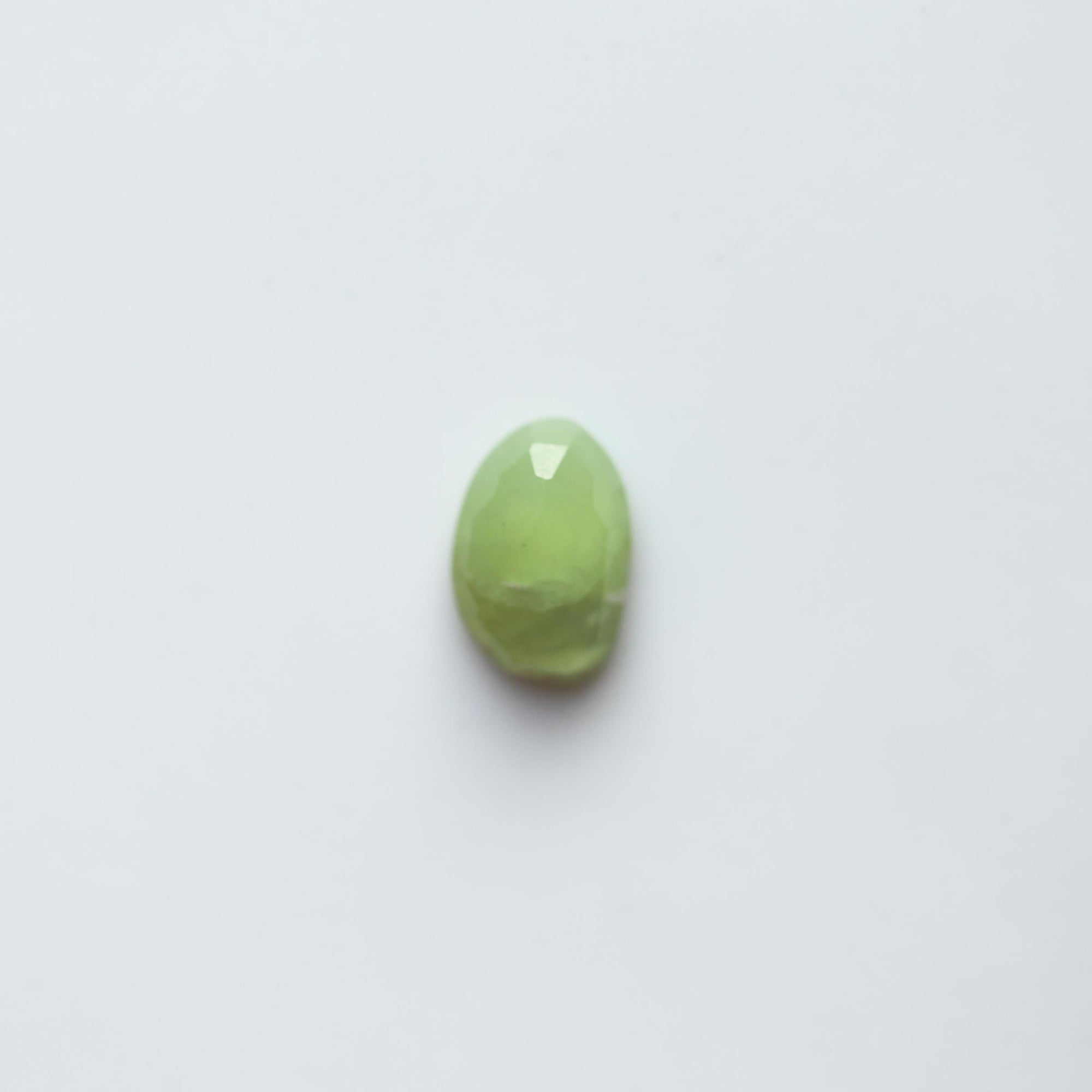 Prehnite Cuff Bracelet - .925 Sterling Silver - Silversmith - Open Bangle Bracelet